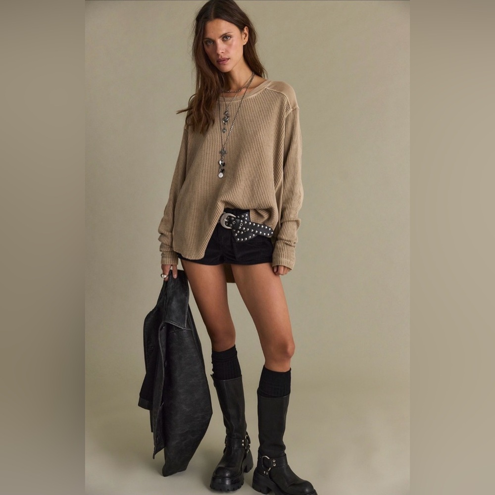 NWT Free People FP One Blake Thermal - Moon Rock